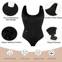Va Bien Womens Firm Control Plunge Bodysuit Style-1500
